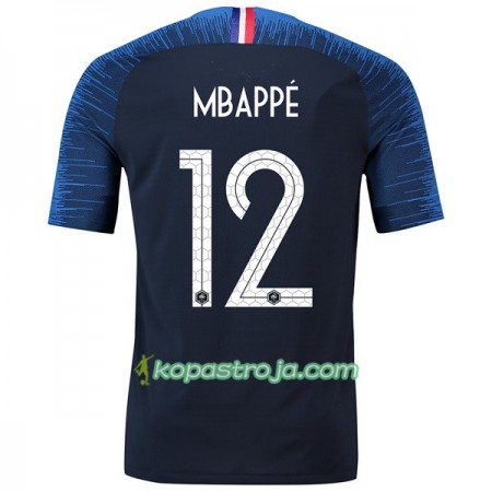 Billiga Fotbollströjor Frankrike Mbappe 12 VM 2018 Hemma tröja